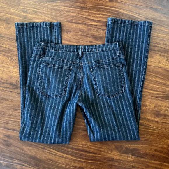 EUC Crest Black with Gray stripes Jeans - Picture 11 of 13